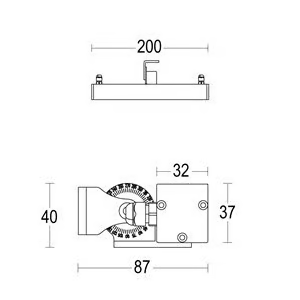 TRATTO WALL - Ceiling mounted aluminium Outdoor linear profile for LED modules by Ghidini Lighting - view 3